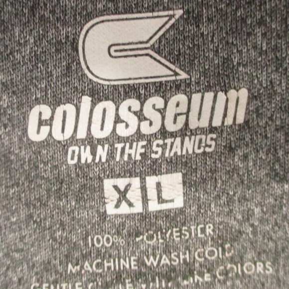 Indiana University Sweatshirt Men's XL Gray Red 1/4 Zip Pullover Colosseum - Picture 5 of 7